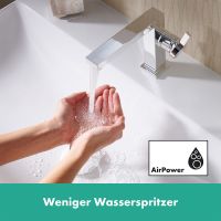 Vorschau: Hansgrohe Tecturis E Waschtischarmatur 110 Fine CoolStart wassersparend+, Push-Open, chrom