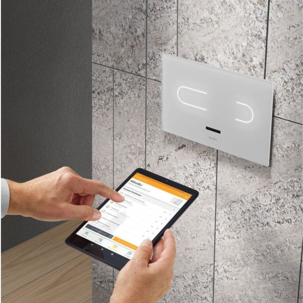 WimTec OCEAN T6 WC-Betätigung - HyPlus UP320 12 V Netzbetrieb für Spülkasten Geberit Sigma