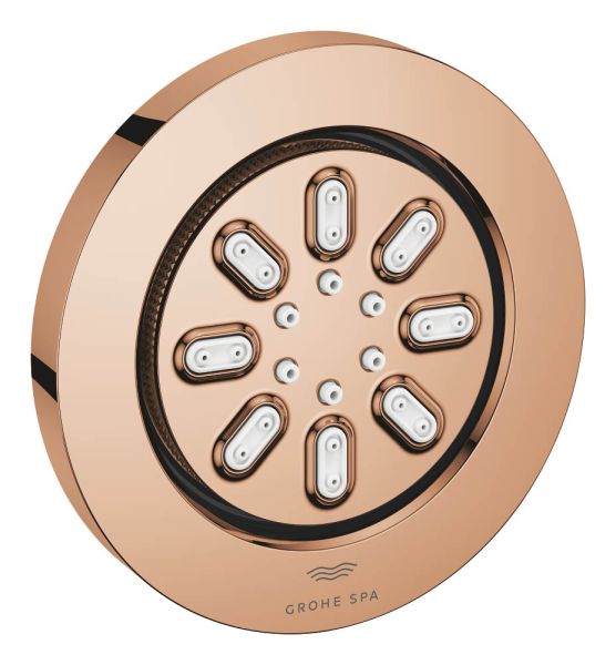 Grohe Rainshower Aqua Seitenbrause mit 2 Strahlarten, warm sunset 26801DA0