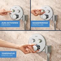 Vorschau: Grohe Precision SmartControl Duschsystem, rund, Vitalio Rain Mono 310 Kopfbrause, chrom