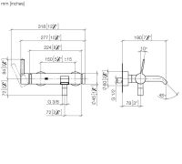 Vorschau: Dornbracht IMO Wannen-Einhandbatterie Aufputz