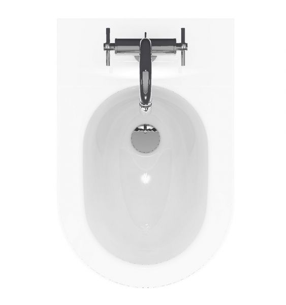 Catalano Canova Royal Wand-Bidet 55x36cm, weiß CATAglaze BSCRN