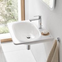 Vorschau: Grohe Lineare Einhand-Waschtischbatterie S-Size, Zugstangen-Ablaufgarnitur, chrom 32114001