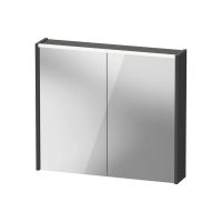 Duravit D-Code 2.0 LED-Spiegelschrank, graphit matt DC7106049490000