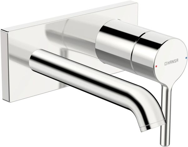 Hansa Hansavantis Style Einhebel-Waschtischarmatur Fertigmontageset, Unterputz, Ausladung 179mm, chrom 54802107