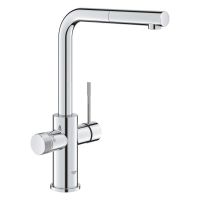 Grohe Blue 2.0 5-in-1-Armatur, L-Auslauf, ausziehbar, chrom 1044300001