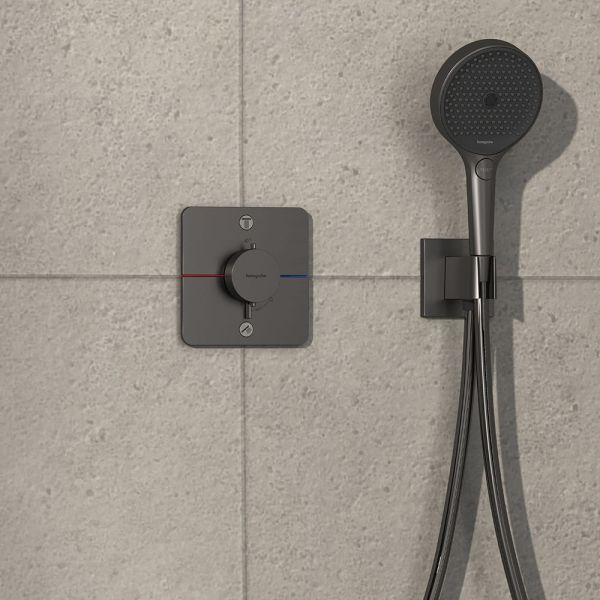 Hansgrohe ShowerSelect Comfort Q Thermostat UP, 2 Verbraucher, Sicherungskombi., brushed bl. chrome