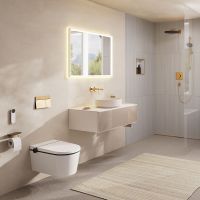 Vorschau: hansgrohe Xevolos E Waschtischunterschrank 98x55cm für Aufsatzwaschtisch mit Konsole, 1 Schubkasten Vorschau: hansgrohe Xevolos E Waschtischunterschrank 98x55cm für Aufsatzwaschtisch mit Konsole, 1 Schubkasten