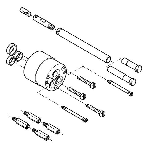 Grohe Verlängerungsset 50mm passend zu Rapido E, chrom