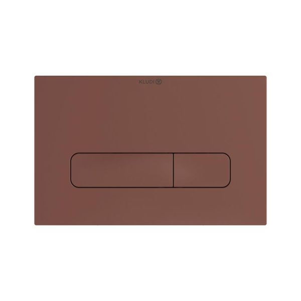 Kludi UNIFIX Betätigungsplatte für 2-Mengen-Spülung, vermillion matt 30PP01O5