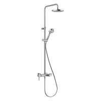 Kludi Logo Einhebelmischer Dual Shower System mit Wanneneinlauf, chrom 6808305-00