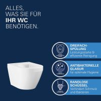 Vorschau: Grohe Euro Keramik Wand-WC compact, weiß