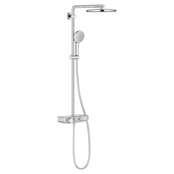 Grohe Vitalio Joy+ SmartControl System 280 Mono Duschsystem mit Thermostat, Aufputz, chrom