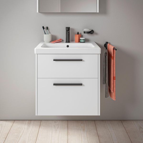 Duravit D-Code Möbelset 60cm Waschtisch mit Unterschrank