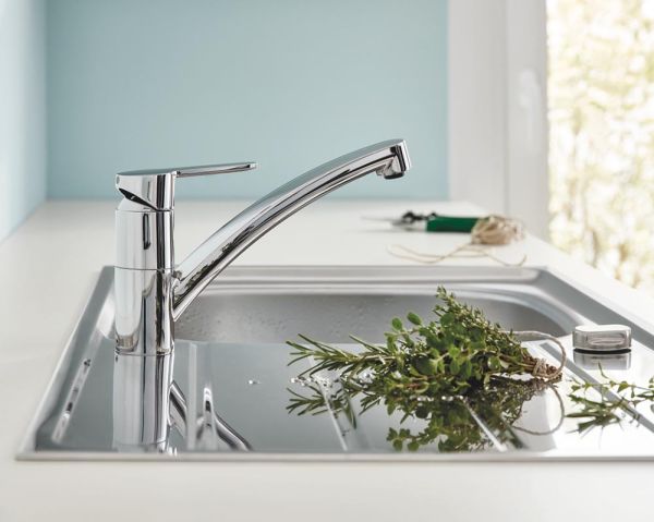 Grohe Start Eco Einhand-Spültischbatterie, schwenkbar, chrom 31685000