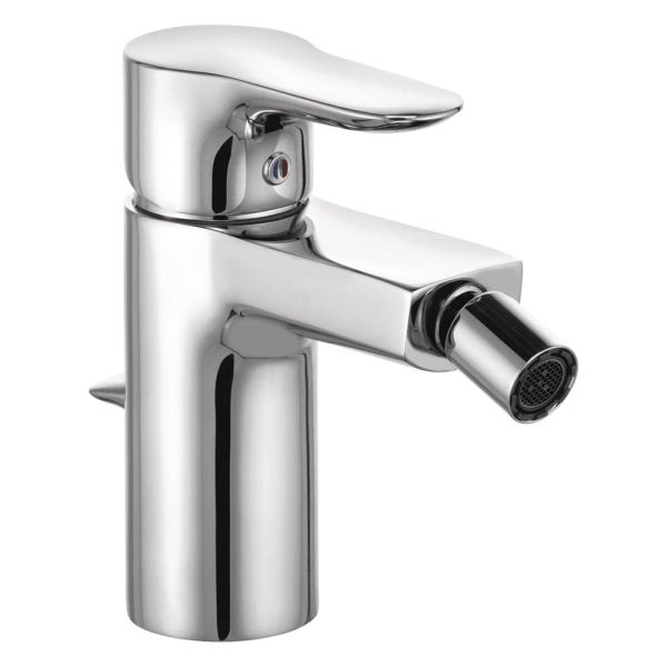 Kludi Objekta Bidet-Einhandmischer mit Ablaufgarnitur, chrom 324160575