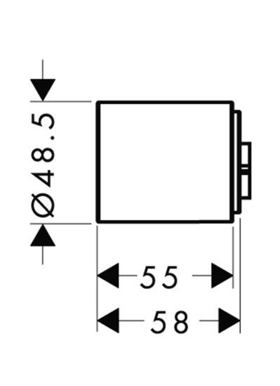 Axor Verlängerungsset 25 mm für Thermostatmodul