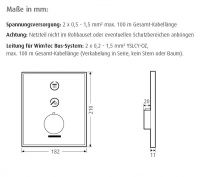 Vorschau: WimTec OCEAN S7 - TD elektronische Duscharmatur Thermost. m. thermischer Desinfektion f. Netzbetrieb