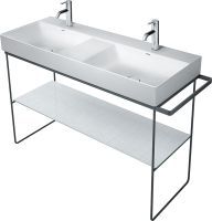 Duravit DuraSquare Metallkonsole bodenstehend/Wandmontage zu Waschtisch 235312, chrom 0031171000