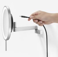 Vorschau: ZACK LINEA LED-Kosmetikspiegel Ø20cm, 5-fache Vergrößerung