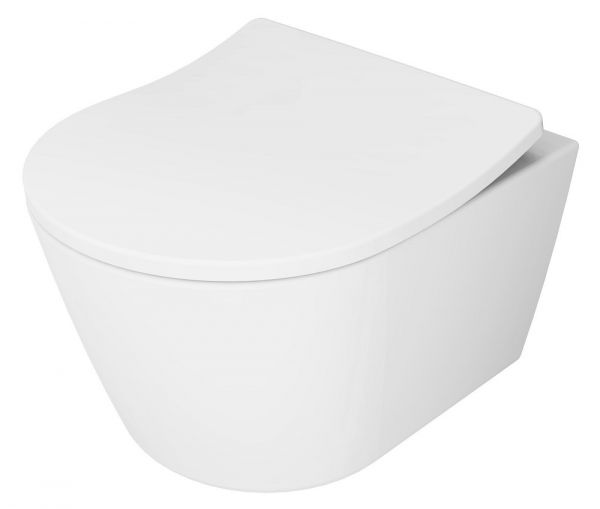 TOTO RP Compact WC randlos Tornado Flush, wandhängend Tiefspüler, weiß CeFiONtect