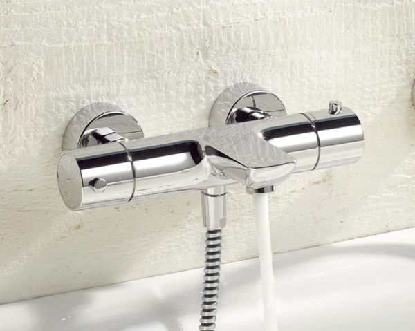 Kludi Objekta Thermostat Wannenfüll- und Brausearmatur, chrom 352010538