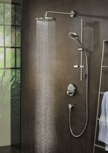 Hansgrohe Raindance S 240 Air 1jet PowderRain Kopfbrause mit Brausearm 39cm, chrom