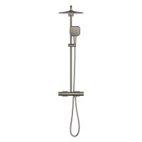 Vorschau: Grohe Rainshower SmartActive 310 Cube Duschsystem Aufputz, hard graphite gebürstet