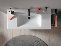 Vorschau: Duravit D-Code Handtuchhalter 44,7 cm, 2-armig, schwarz matt