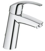 Grohe Eurosmart Einhand-Waschtischbatterie, M-Size, versenkbare Kette, chrom