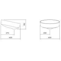 Vorschau: Alape TE series Tendo Schalenbecken rund Ø40cm SB.TE400