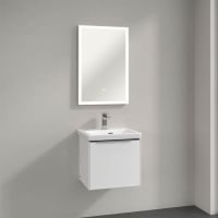 Vorschau: Villeroy&Boch Subway 3.0 LED-Spiegel, 50x75cm, mit Sensordimmer, weiß matt