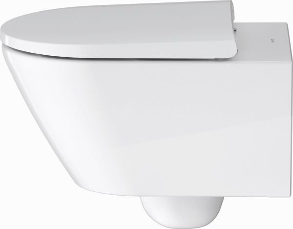 Duravit D-Neo Wand-WC Set mit WC-Sitz, Rimless, weiß