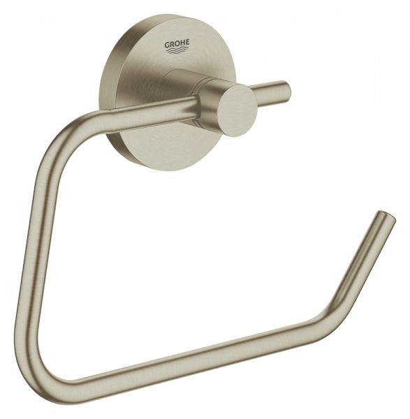 Grohe Essentials WC-Papierhalter ohne Deckel, nickel gebürstet