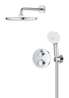 Vorschau: Grohe Grohtherm Duschsystem Unterputz mit Tempesta 250, rund, chrom