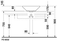 Vorschau: Duravit Starck 1 Aufsatzbecken 53x53cm weiss 04085300001