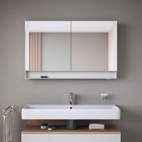 Vorschau: Duravit Qatego Spiegelschrank 120x75cm, mit 2 Türen und Nischenbeleuchtung, dimmbar