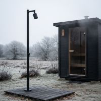 Ideal Frosto Gartendusche, schwarz 706566