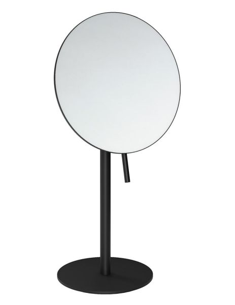 Cosmic Essentials Stand-Kosmetikspiegel Ø 17cm, 5-fache Vergrößerung, schwarz matt 2923685