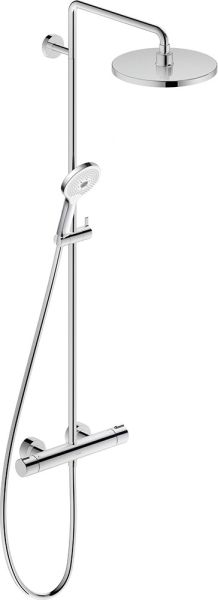 Duravit C.1 Shower System/Duschsystem mit Brausethermostat, chrom