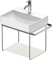 Duravit Dura Square Metallkonsole Wandhängend, zu Waschtisch 235650, chrom 0031331000