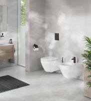 Vorschau: Grohe Cubeo Einhand-Bidetbatterie mit Ablaufgarnitur