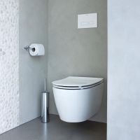 Vorschau: Duravit Soleil by Starck Wand-WC HygieneFlush Set inkl. WC-Sitz mit Absenkautomatik 54x37cm, rimless, HygieneGlaze, weiß 45910920A1