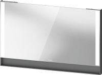 Vorschau: Duravit Qatego Spiegel 120x75cm mit Dimmfunktion und Nischenbeleuchtung graphit matt QA7084