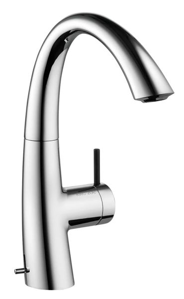 KWC Zoe Wasserhahn mit Ablaufgarnitur, chrom 123341
