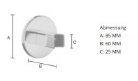 Vorschau: Smedbo Dry Montage-Kit für versteckten Elektroanschluss für FK716, edelstahl poliert