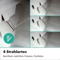 Vorschau: hansgrohe LavaPura Element S Dusch-WC Komplett, weiß