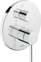 Duravit Circle Einhebel-Wannenmischer Unterputz, chrom