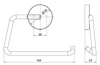 Vorschau: emco round Papierhalter, chrom