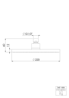 Vorschau: Steinberg Serie 340 Regenbrause Ø220 mit Easy-clean-system